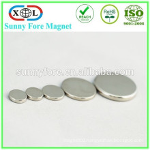 Round N52 Neodymium Magnets Nickel Plated